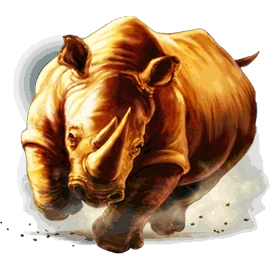 Power Panther Rhino symbol on the paytable